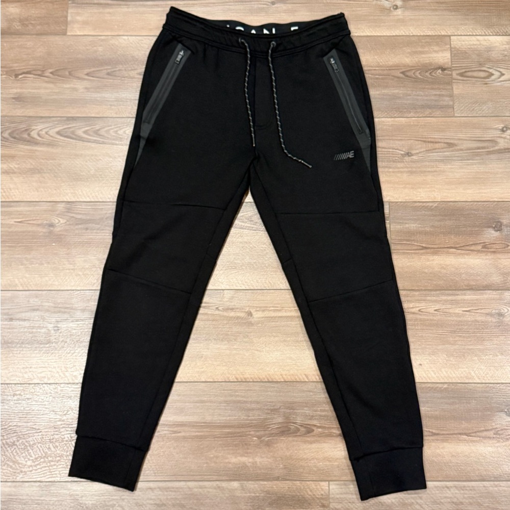 American Eagle Joggers Men’s Small Zipper Pockets Cuffed Ankles